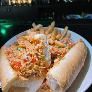 Salmon Cheesesteak