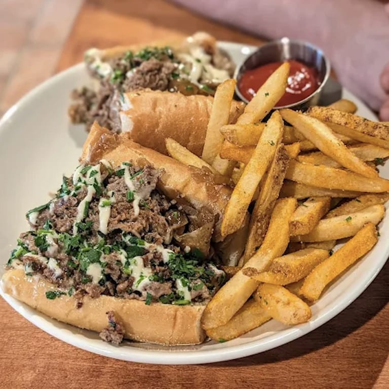 Takeout: American, Cheesesteak, Wings, Burgers, Salads, Pasta