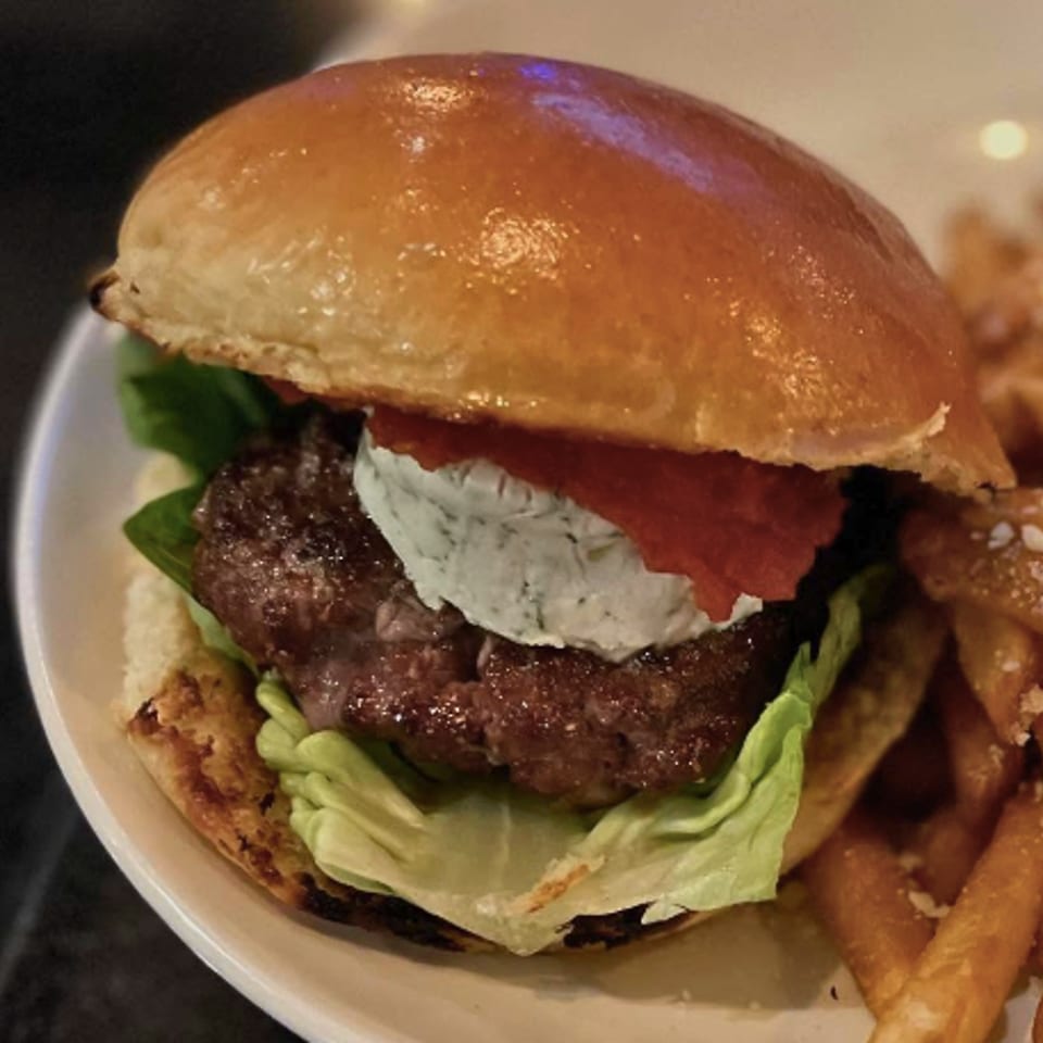 Indulge in Our Lamb Burger